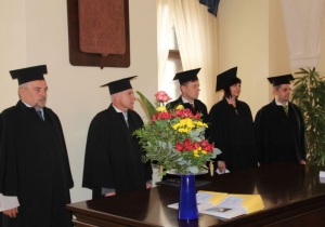 Slavnostní předávání maturitního vysvědčení
