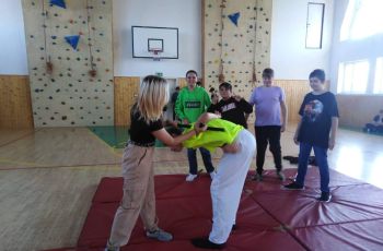 Workshop bojové techniky ZŠ Bělotín