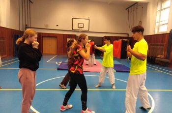 Workshop bojové techniky ZŠ Dřevohostice